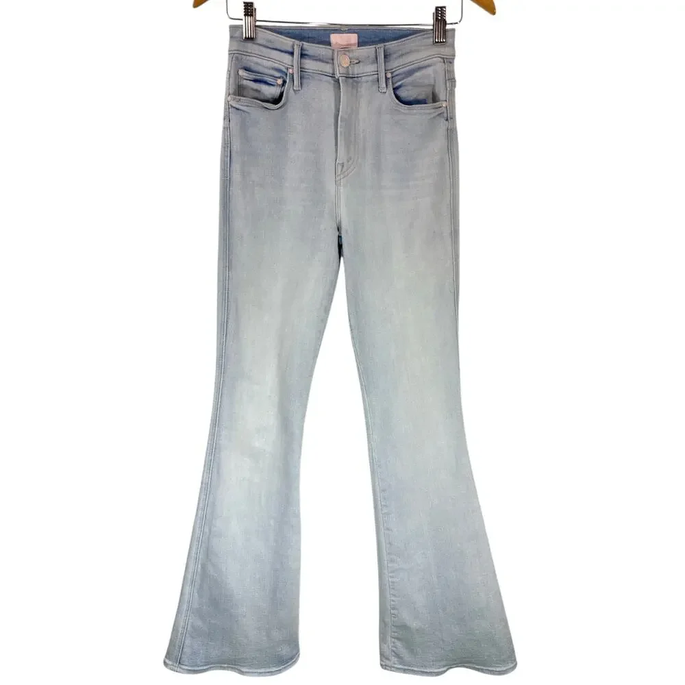 MOTHER The Super Cruiser Double Heel High Rise Flare Jeans Sexico Mex Sz 25 - Picture 3 of 14